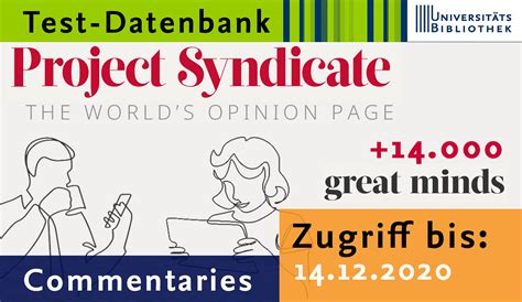 project syndicate website.